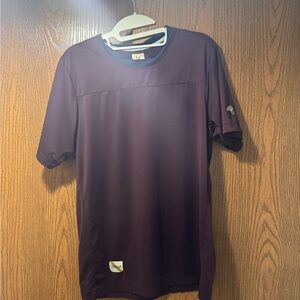 Tracksmith burgundy twilight tee medium